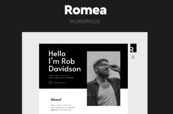 Romea – Personal Portfolio WordPress Theme 1.5