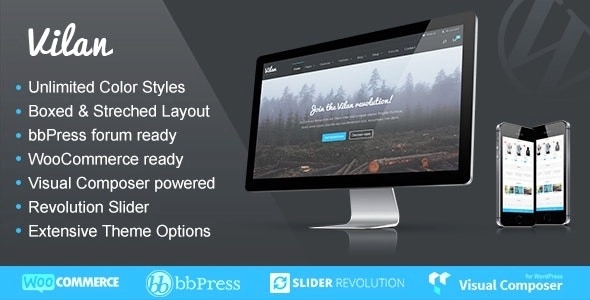 Vilan Corporate Shop & Forum WP Theme 2.9