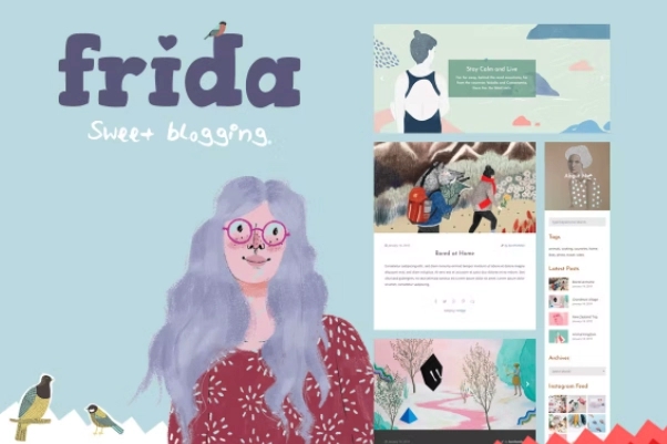Frida – A Sweet & Classic Blog Theme 7.0.3