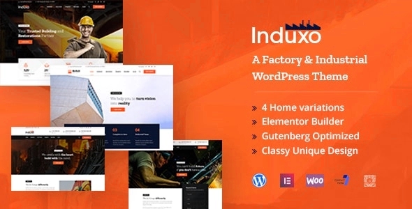 Induxo – Industry WordPress Theme 1.6