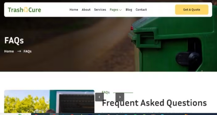 Trashcure – Waste Management & Recycling Service Elementor Template Kit 1.0.0