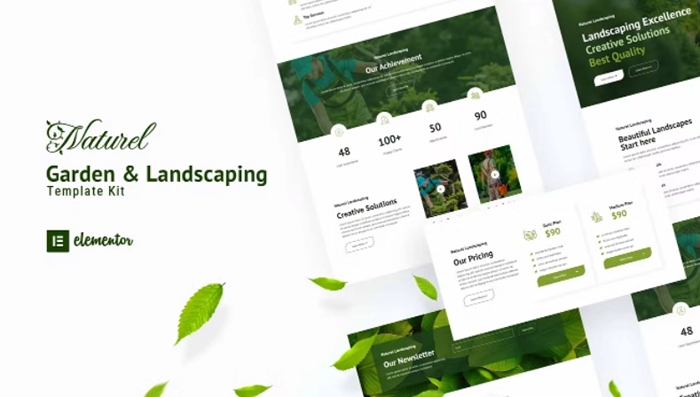 Naturel Garden & Landscaping Elementor Template Kit 1.0.0