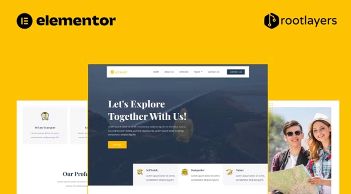 Atravel – Travel Agency Elementor Pro Full Site Template Kit 1.0.0