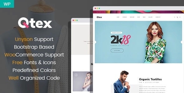 Qtex β Manufacturing and Clothing Company WP Theme 1.2.0