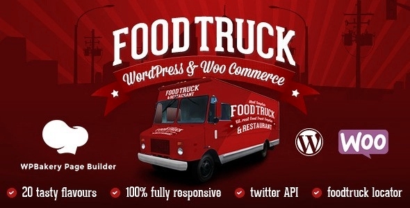 Food Truck & Restaurant 20 Styles – WP Theme 6.0