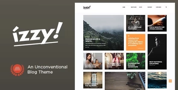 Izzy – An Unconventional Blog Theme 1.4