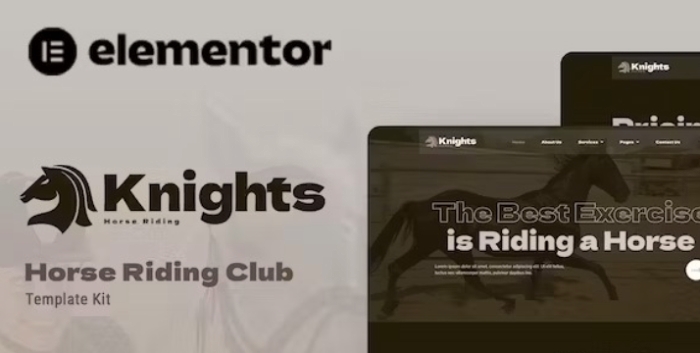 Knights - Horse Riding Club Elementor Template Kit 1.0.0