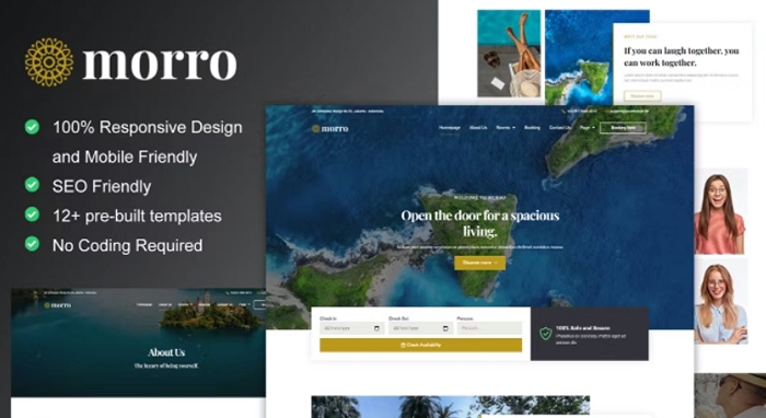 Morro – Hotel & Resort Elementor Template Kit 1.0.0