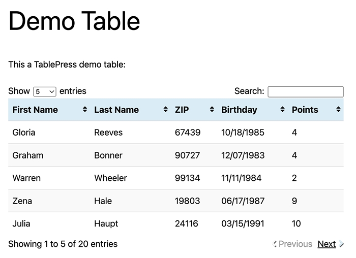 TablePress Premium 2.3.1