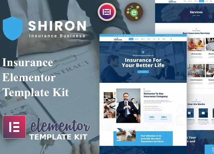 Shiron – Insurance Elementor Template Kit 1.0.0