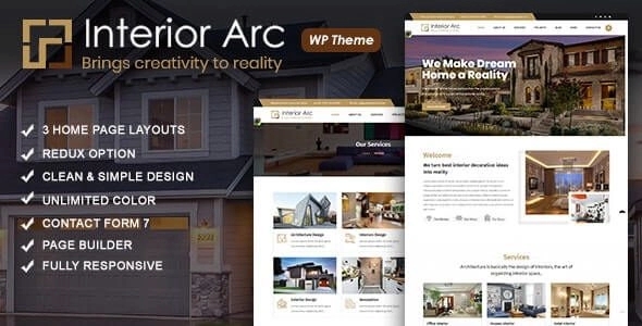 Interior Arc – Architecture WordPress Theme 1.0