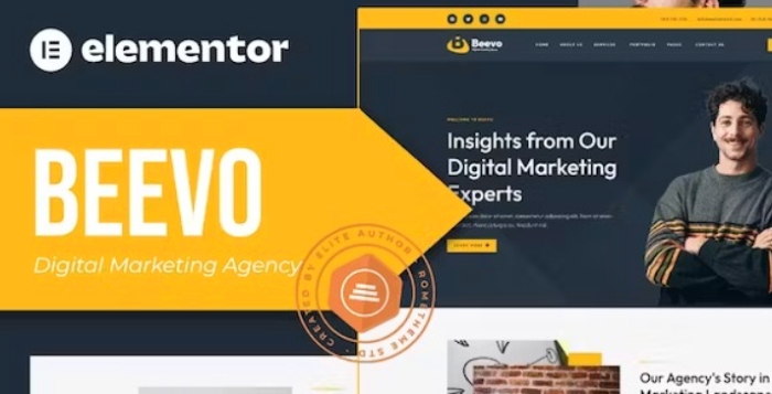Beevo – Digital Marketing Agency Elementor Template Kit 1.0.0