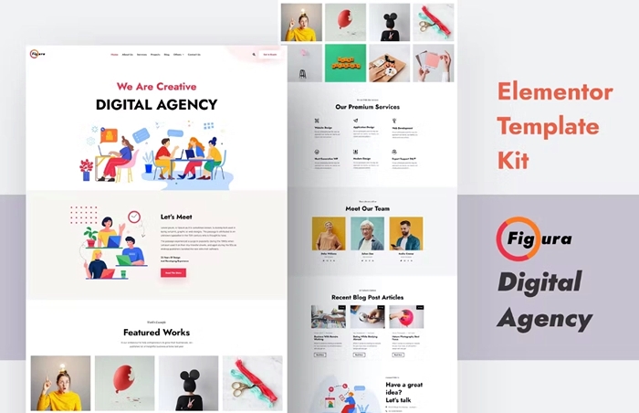 Figura – Creative Agency Elementor Template Kit 1.0.0