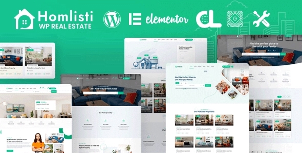 Homlisti – Real Estate WordPress Theme + RTL 1.7.2