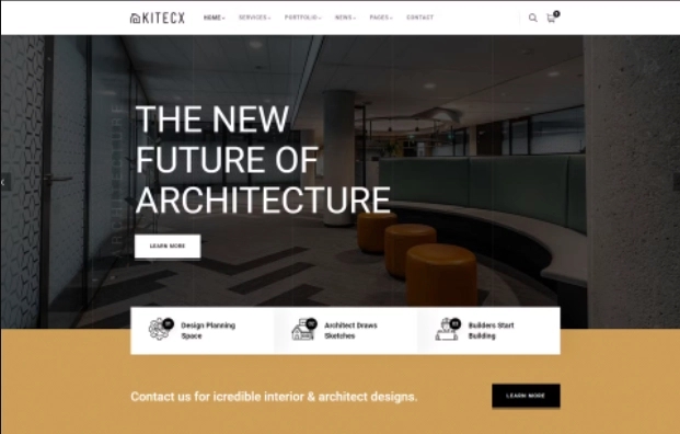 Kitecx – Architecture & Interior WordPress Theme 1.1.8