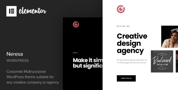 Neresa – Elementor WordPress Theme 1.0