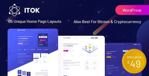 ITok – ICO and Cryptocurrency WordPress Theme 1.1.25