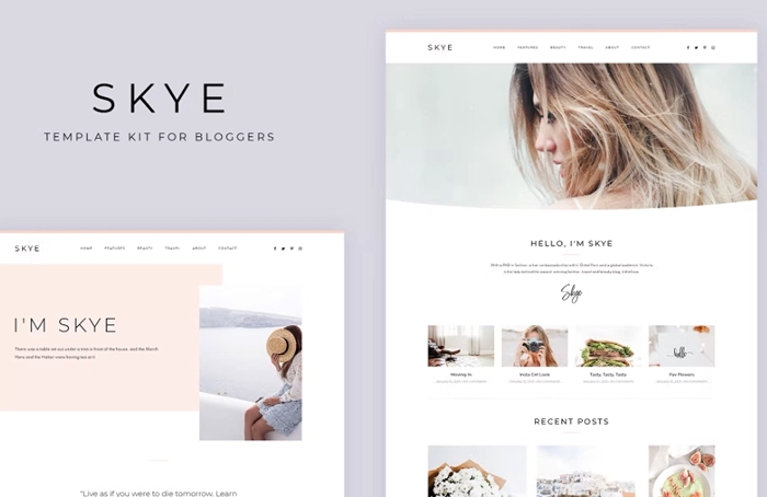 Skye – Modern Blog Elementor Template Kit 1.0.0