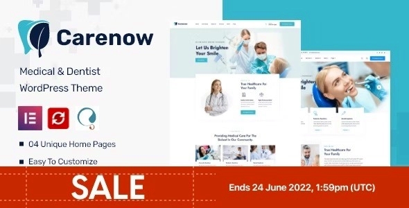Carenow Medical & Dentist WP Theme 1.1.2