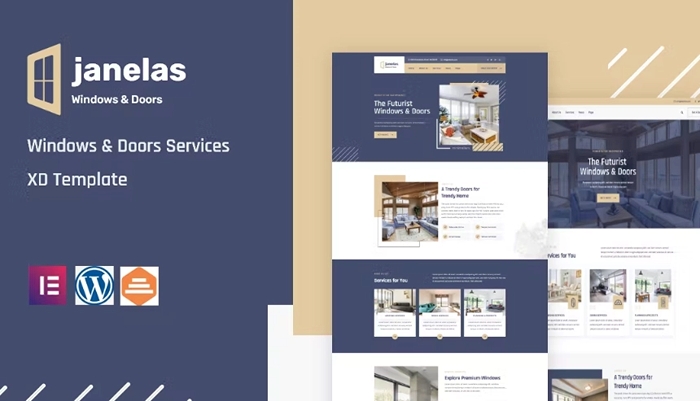 Janelas – Windows & Doors Services Elementor Template Kit 1.0.0