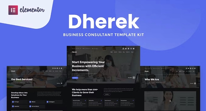 Dherek – Business Consultant Website Template 1.0.0