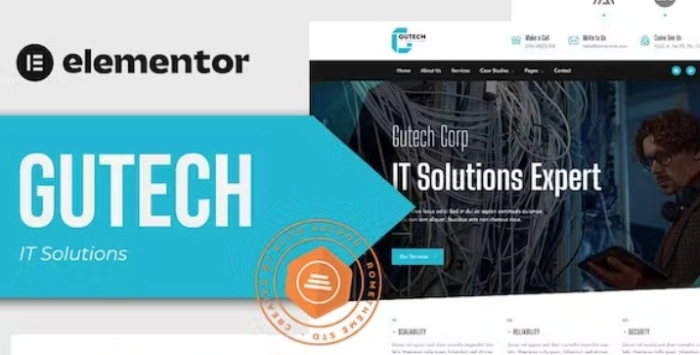 Gutech – IT Solutions Elementor Template Kit 1.0.0