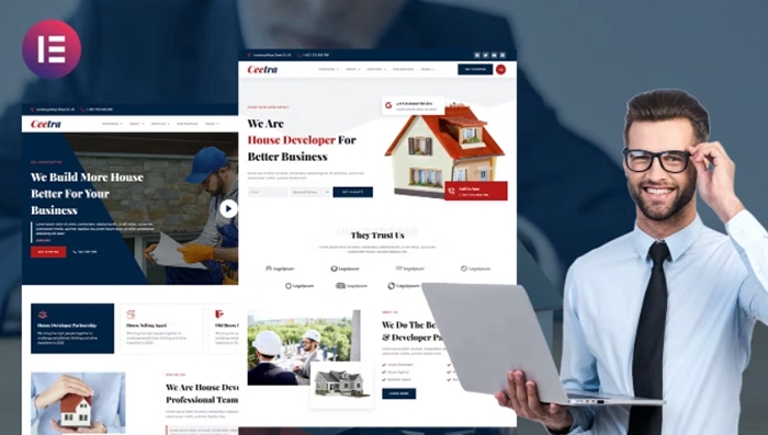 Ceetra – House Developer Agency Elementor Template Kit 1.0.0