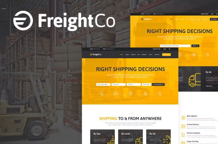 FreightCo – Logistics WordPress Theme 1.1.4