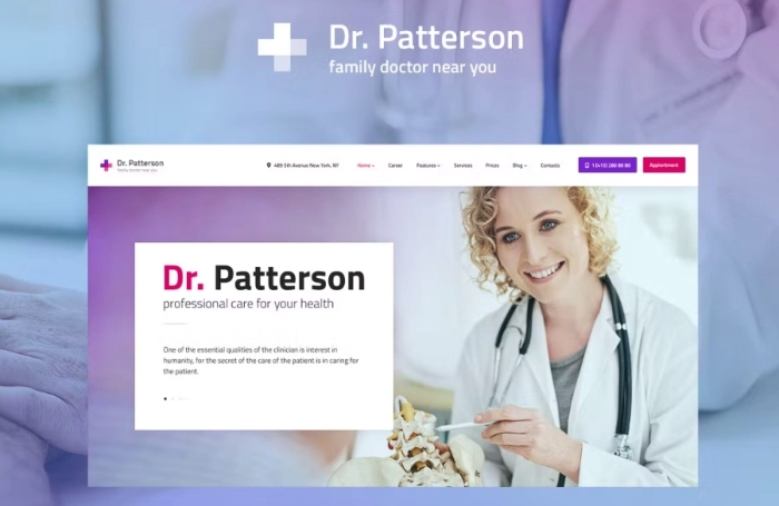 Dr.Patterson – Medical WordPress theme 1.2.6