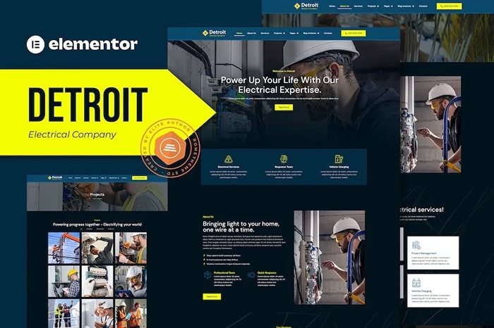 Detroit - Electrical Company Elementro Pro Template Kit 1.0.0