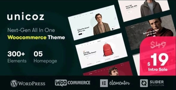 Unicoz - Elementor WooCommerce Theme 1.0.3