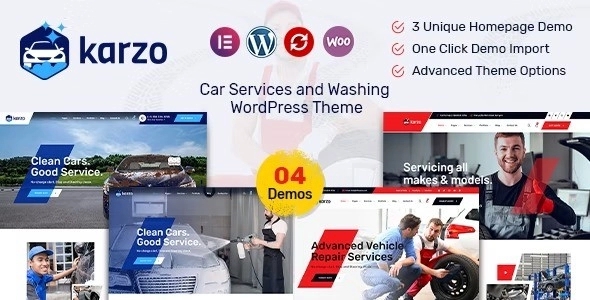 Karzo – Car Service & Washing WordPress Theme 1.3
