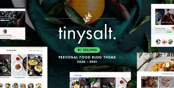 TinySalt – Personal Food Blog WordPress Theme 3.5.0