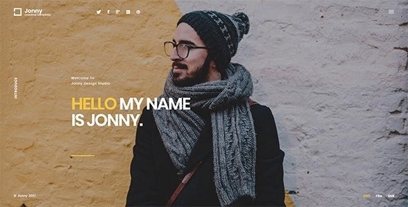 Jonny – Personal WordPress Theme 1.0.7