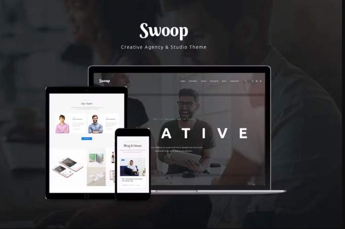 Swoop – Creative Agency and studio WP Theme 1.1.4