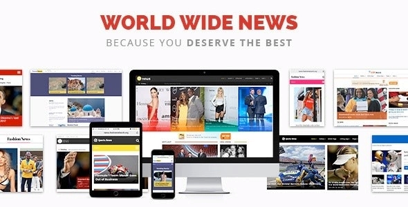 World Wide News – Magazine Responsive WP Theme 2.0