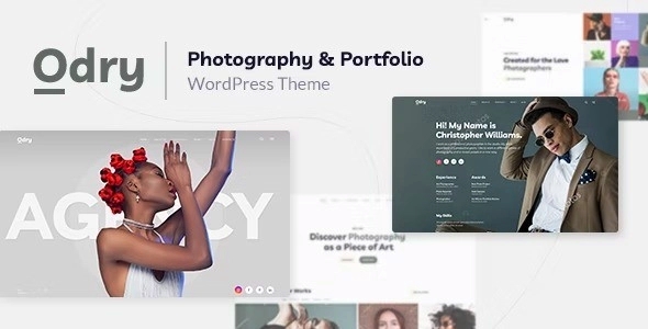 Odry – Photography WP Theme 1.1.0