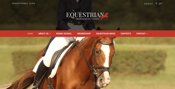 Equestrian – Horses and Stables WP Theme 1.5