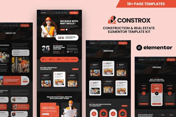 Constrox – Construction & Real Estate Elementor Template Kit 1.0.0