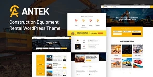 Antek – Construction Equipment Rentals WP Theme 4.6.1