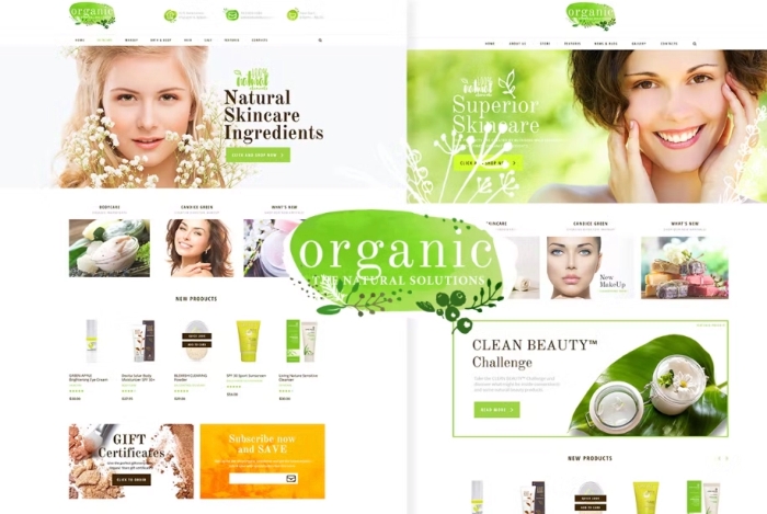 Organic Beauty WP Theme 1.4.3