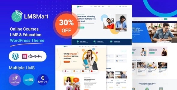 LMSmart - Education WordPress Theme 1.3.0