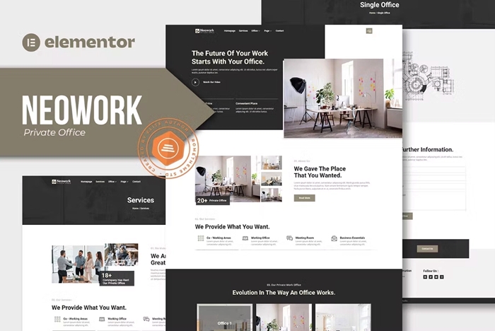Neowork – Private Office Elementor Template Kit 1.0.0