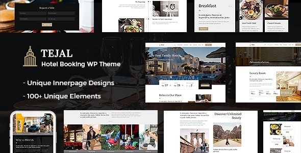 Tejal - Hotel WordPress Theme 2.1