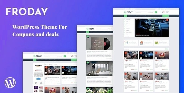 Froday - Coupons and Deals WordPress Theme 2.6.0