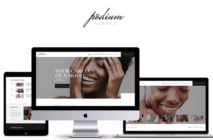 Podium – Model Agency WordPress Theme 1.1.12