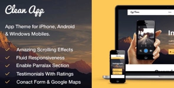 MyThemeShop CleanApp WordPress Theme 1.1.7