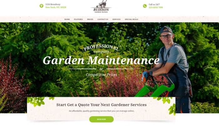 Buisson – Gardening WordPress Theme 1.1.3
