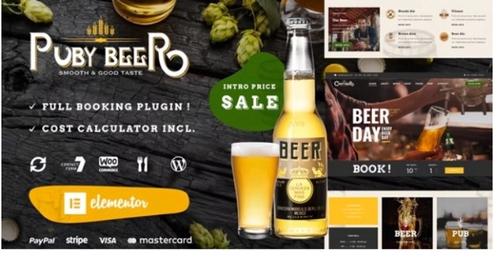 Puby – Beer & Brewery WP Theme 1.2