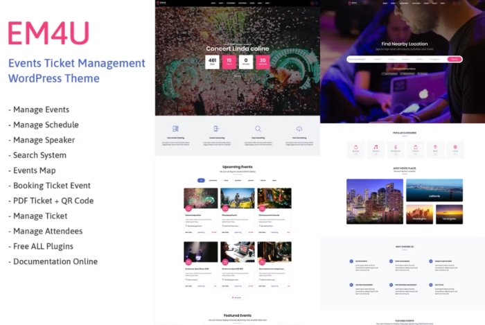 EM4U – Event Tickets WordPress Theme 1.7.6